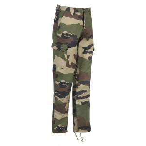 Pantalon 6 poches camo