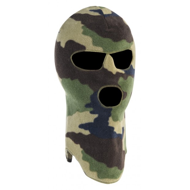 Cagoule polaire 3 trous camo