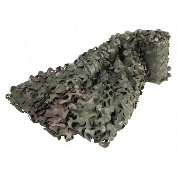 Filet camo kaki marron 1.5 x 10 m