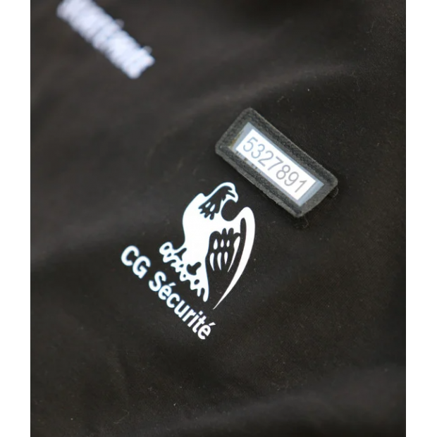 T-shirt sécurité fenêtre matricule à broder
