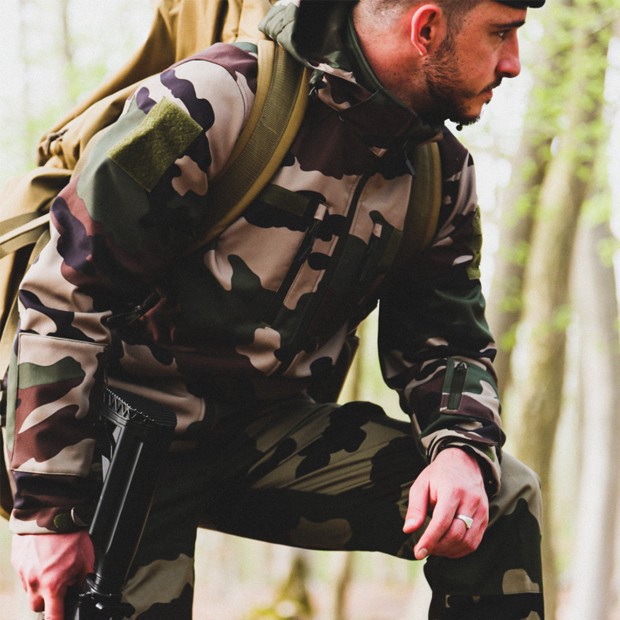 Blouson softshell camo