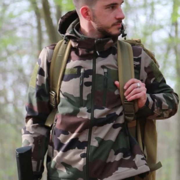 Blouson softshell camo