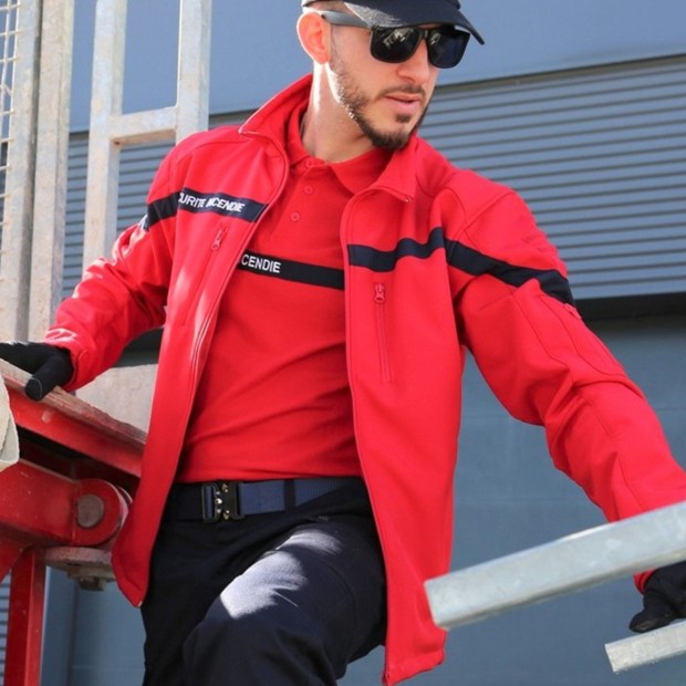 Blouson softshell sécurité incendie