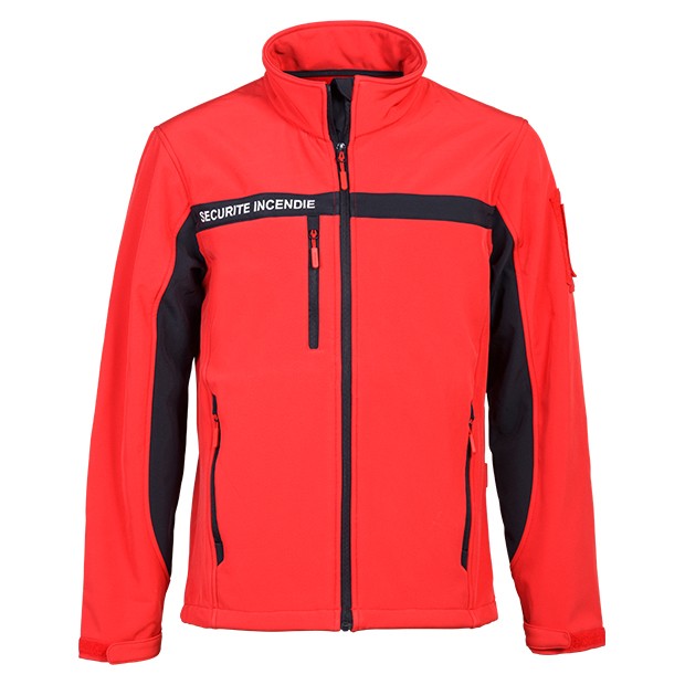 Blouson softshell sécurité incendie