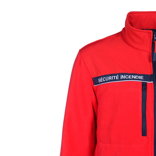 Blouson polaire sécurité incendie