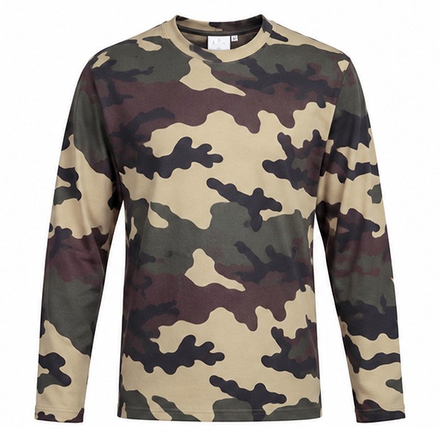 T-shirt manches longues camo