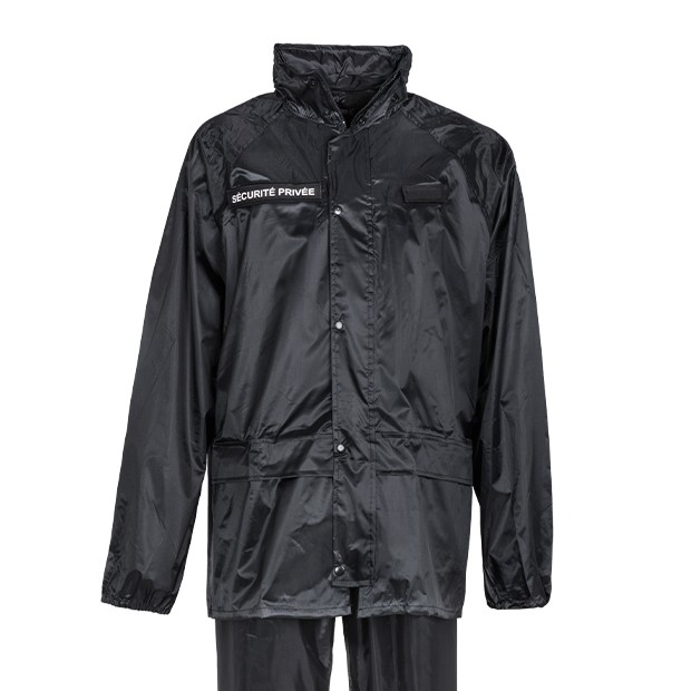 Tenue de pluie Sécurité privée