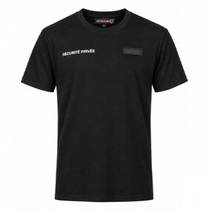 T-shirt sécurité fenêtre matricule à broder