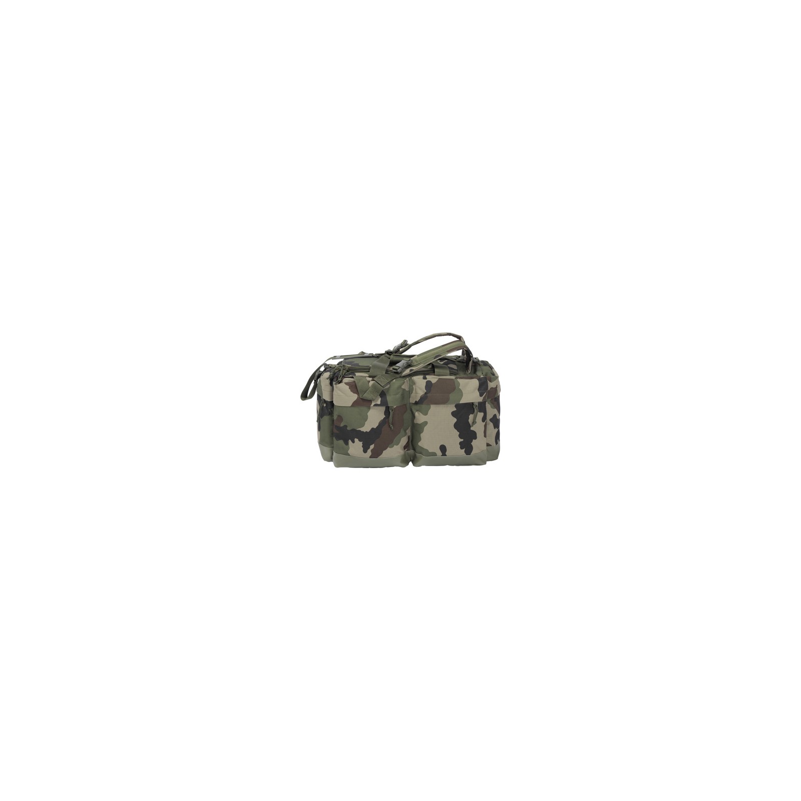 Sac Militaire 110L Kaki CityGuard - Polyester Ripstop, 3 Poches Extérieures, Bandoulière Et Port Sac à Dos.