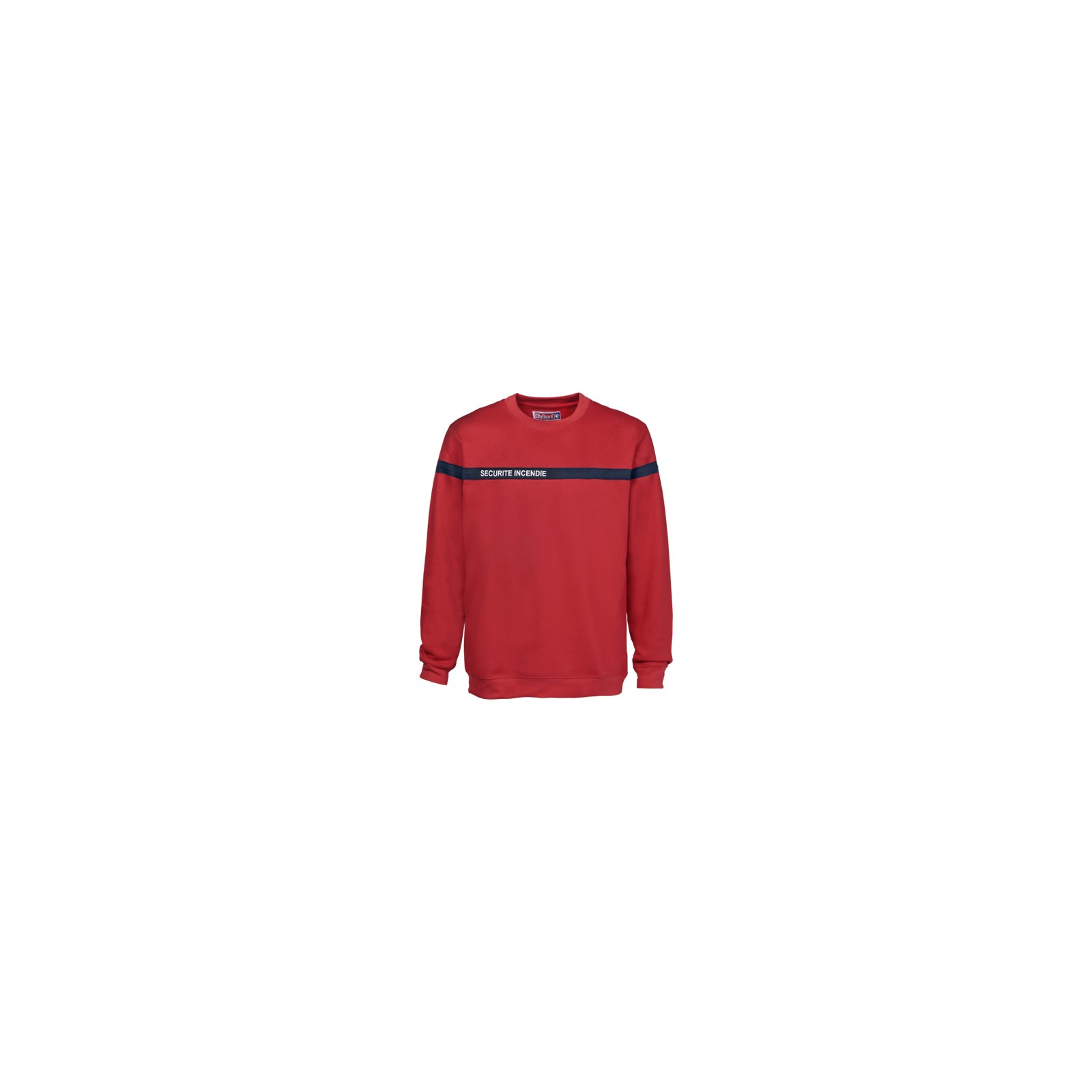 Sweatshirt Sécurité Incendie - Pour Professionnels SSIAP, Agents ERP, Design Inscrit Au Dos, Unisexe